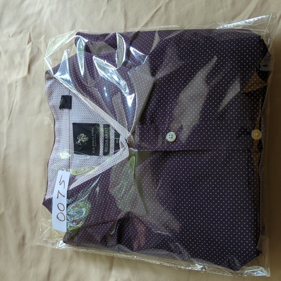 U.S. Polo Assn. Purple Casual Button Down Shirt - Picture 14 of 14